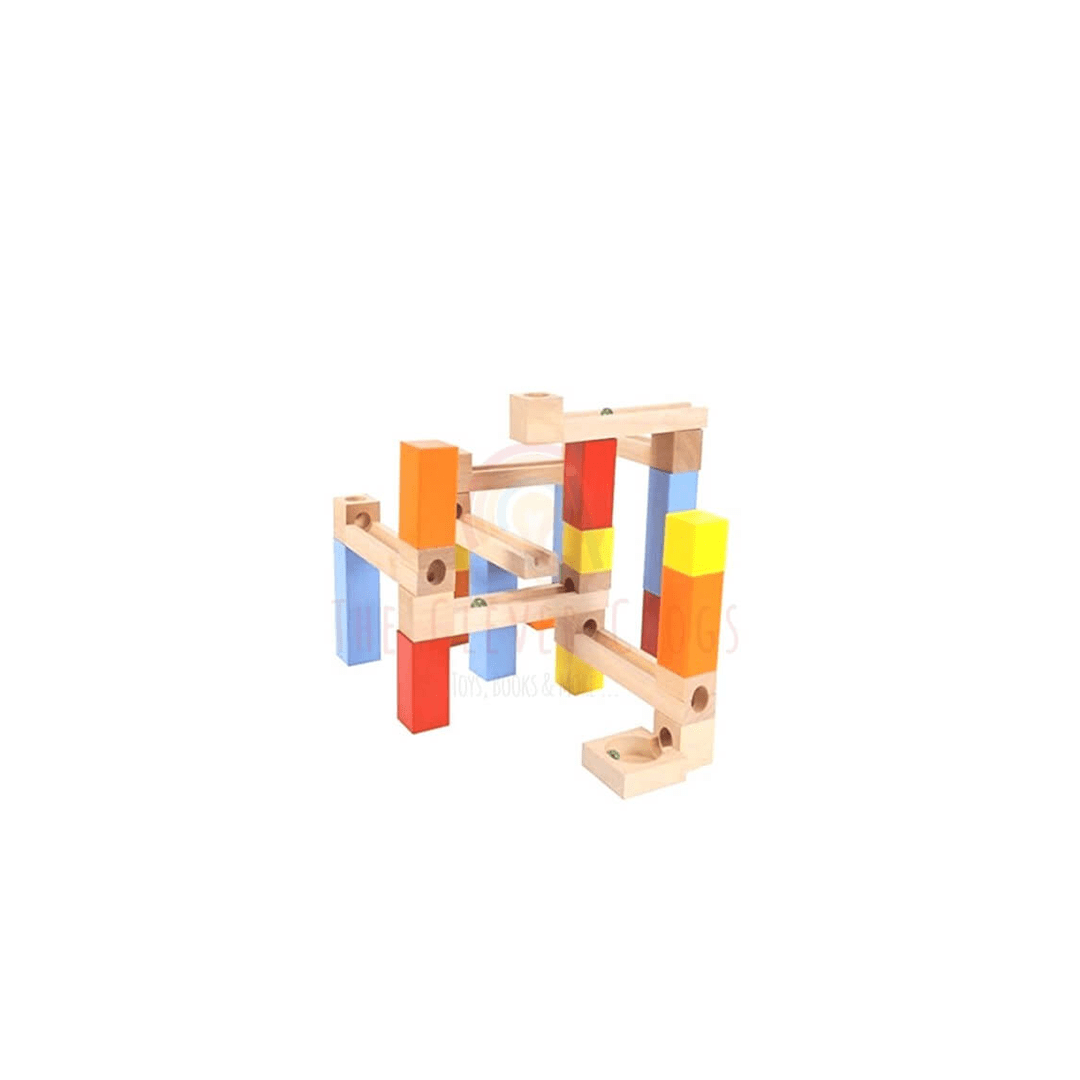 The Clever Clogs Toys The Clever Clogs Wooden Track Ball Game (3 Years+)