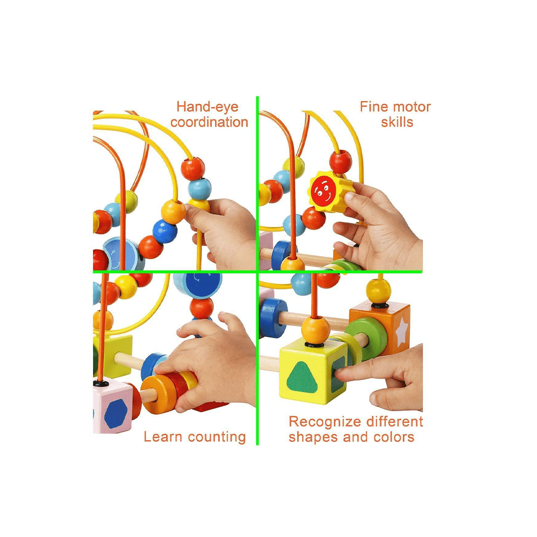 Extrokids Toys Extrokids Wooden Beads The Maze (2 Years+)