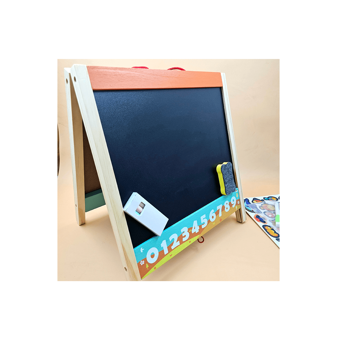 Extrokids Art And Craft Kit Extrokids Double Sided Wooden Writing Board (3 Years+)