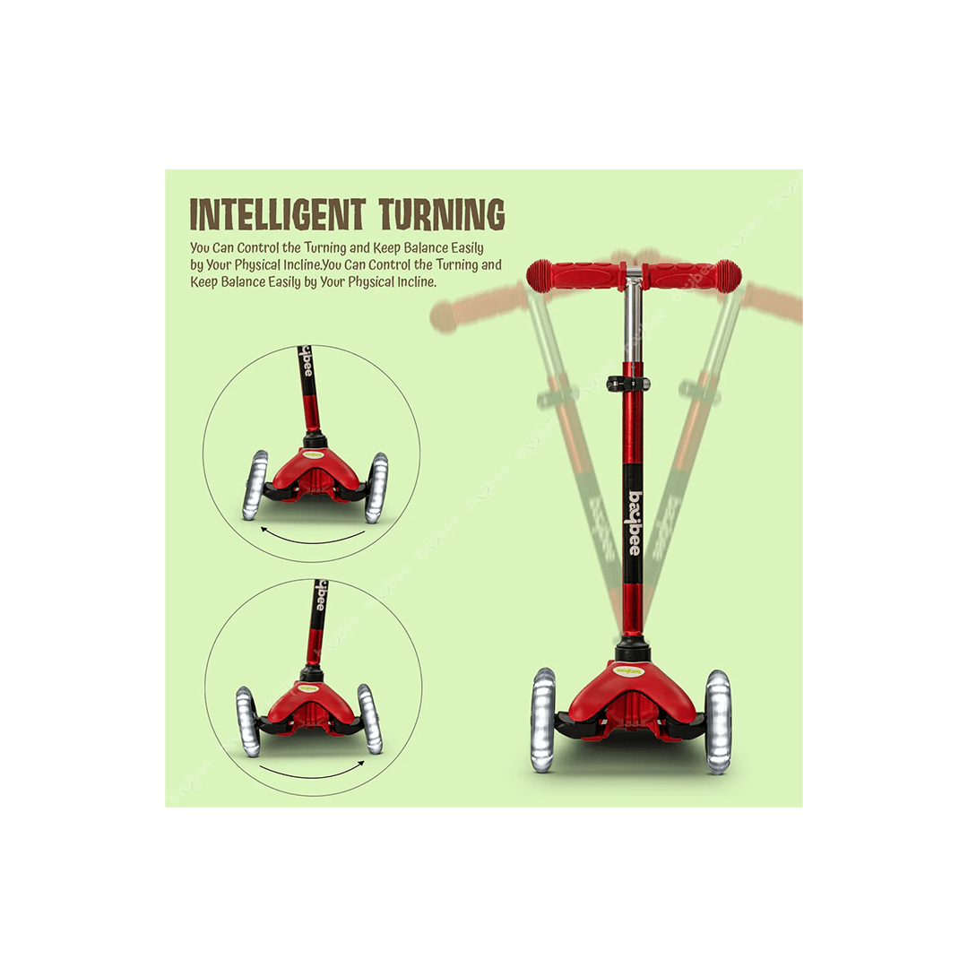 Baybee Ride-ons Baybee Mini Zapper Kick Scooter for Kids with 3 Height Adjustable Handle