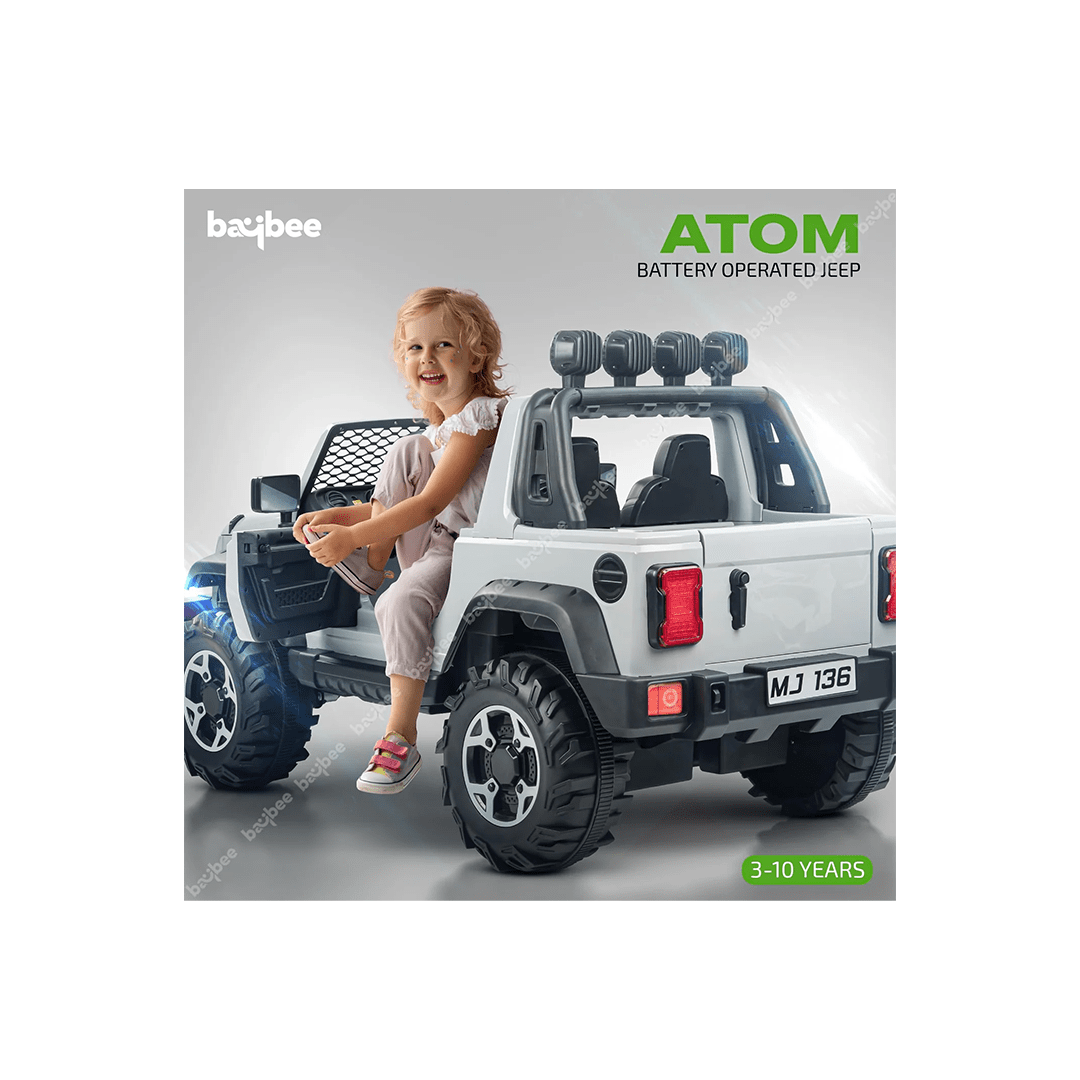 Baybee Ride-ons Baybee Atom Rechargeable Battery Operated Jeep for Kids (Color may Vary)