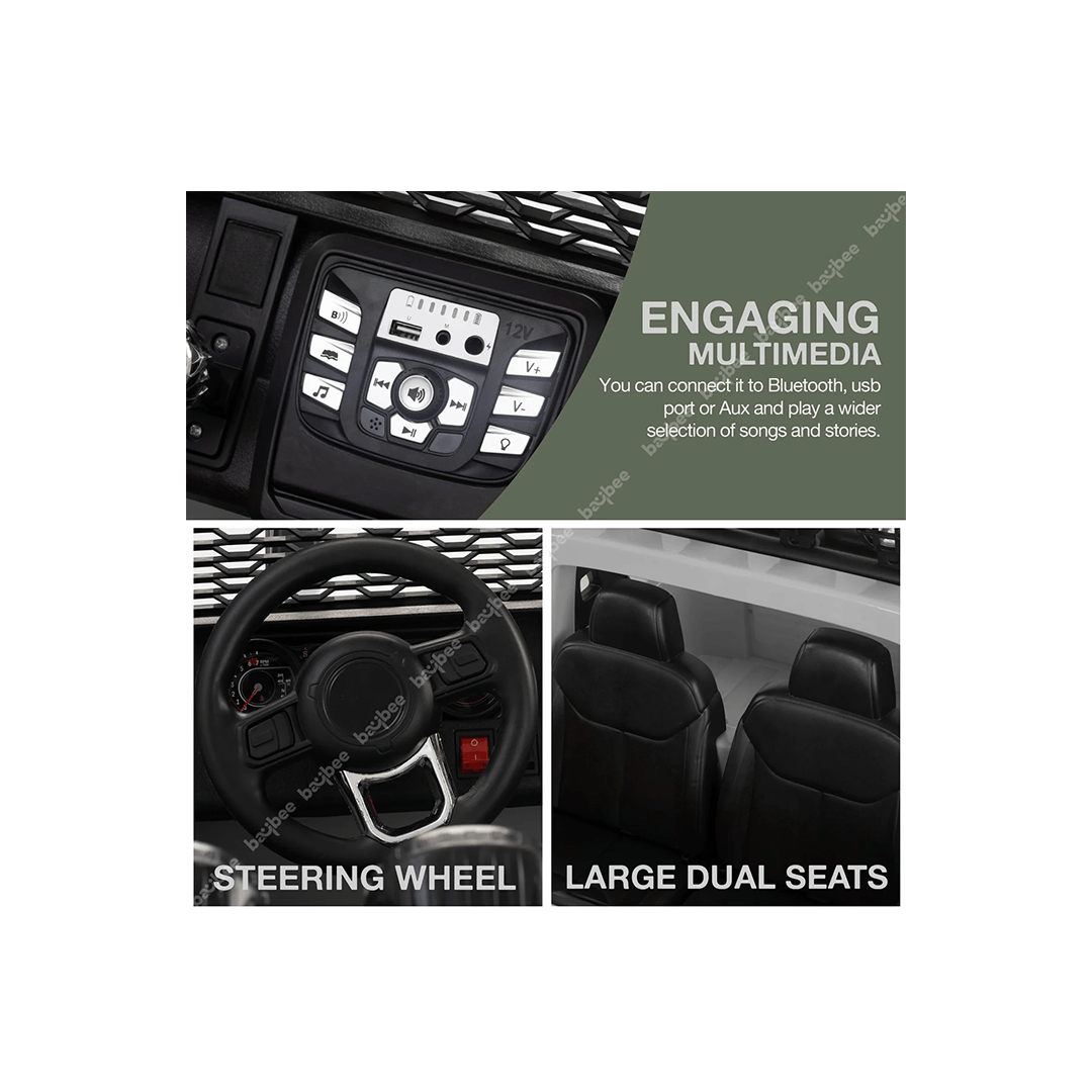 Baybee Ride-ons Baybee Atom Rechargeable Battery Operated Jeep for Kids (Color may Vary)