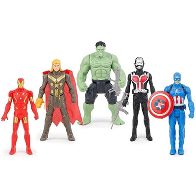 Avengers Superhero Action Figure Toy Set of 10 Superheroes | Action Figure Toys (Multicolor)