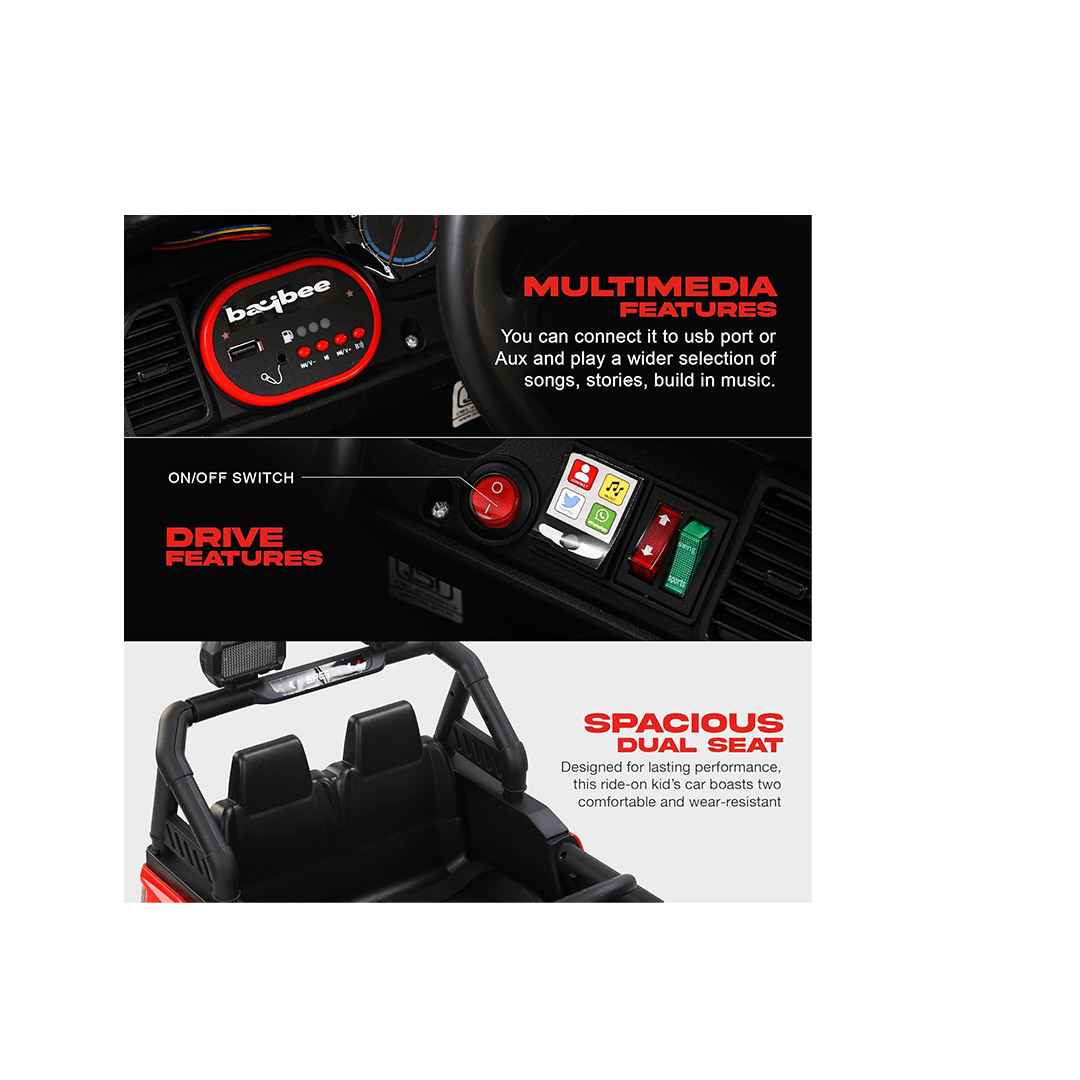 Baybee toys Baybee Bronco Battery Operated Jeep for Kid Age 3-8 Years