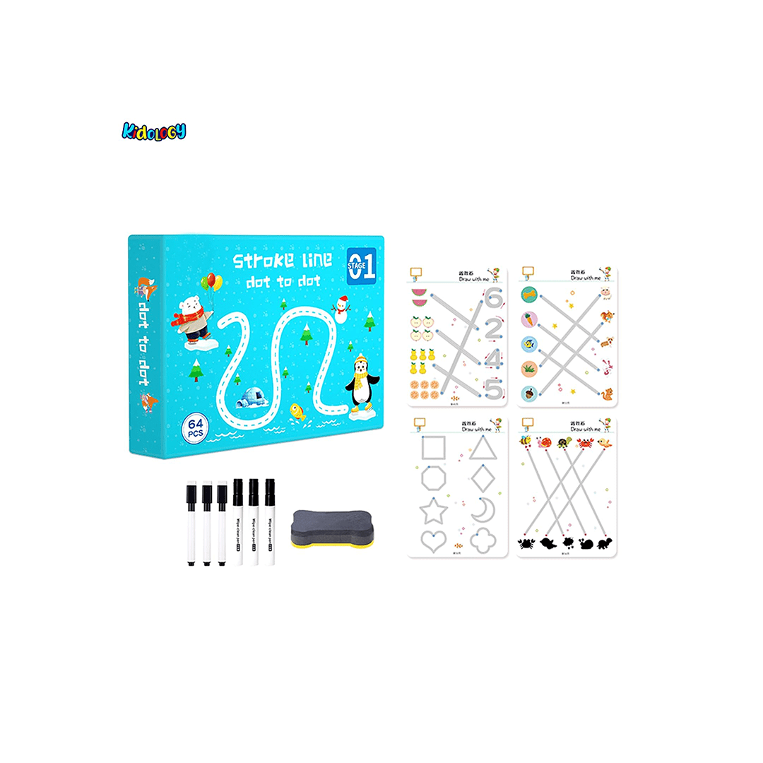 quality zone Toys Quality Zone Pen COntrol Training Exercise hand Control Book Rewritable Book For Kids (3 Years+)