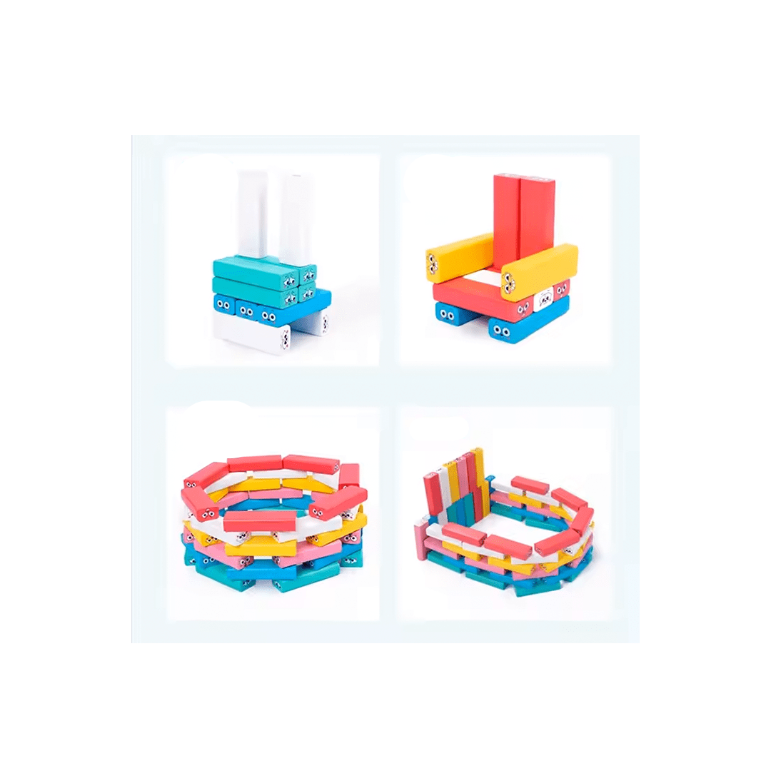 Baan Toys Toys Baan Toys Expression Wooden Stacking Tumbling Tower For Kids (3 Years+)