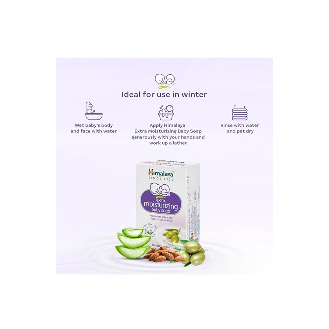 Himalaya Baby Care Himalaya Extra Moisturizing Baby Soap (0-24 Months)