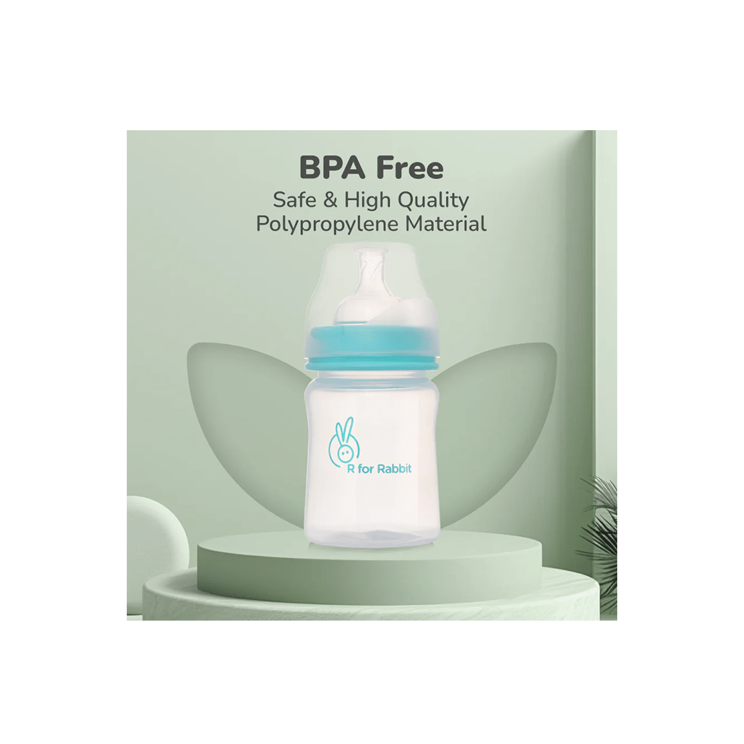 R for Rabbit Feeding Products R for Rabbit First feed 150 ml PP Feeding Bottle (1 Months+)