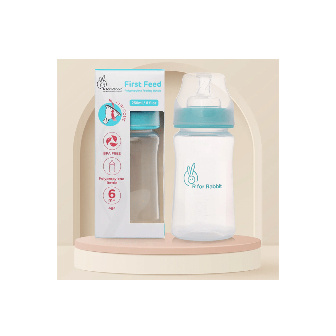 R for Rabbit Feeding Products R for Rabbit First feed 250 ml PP Feeding Bottle (1 Months+)