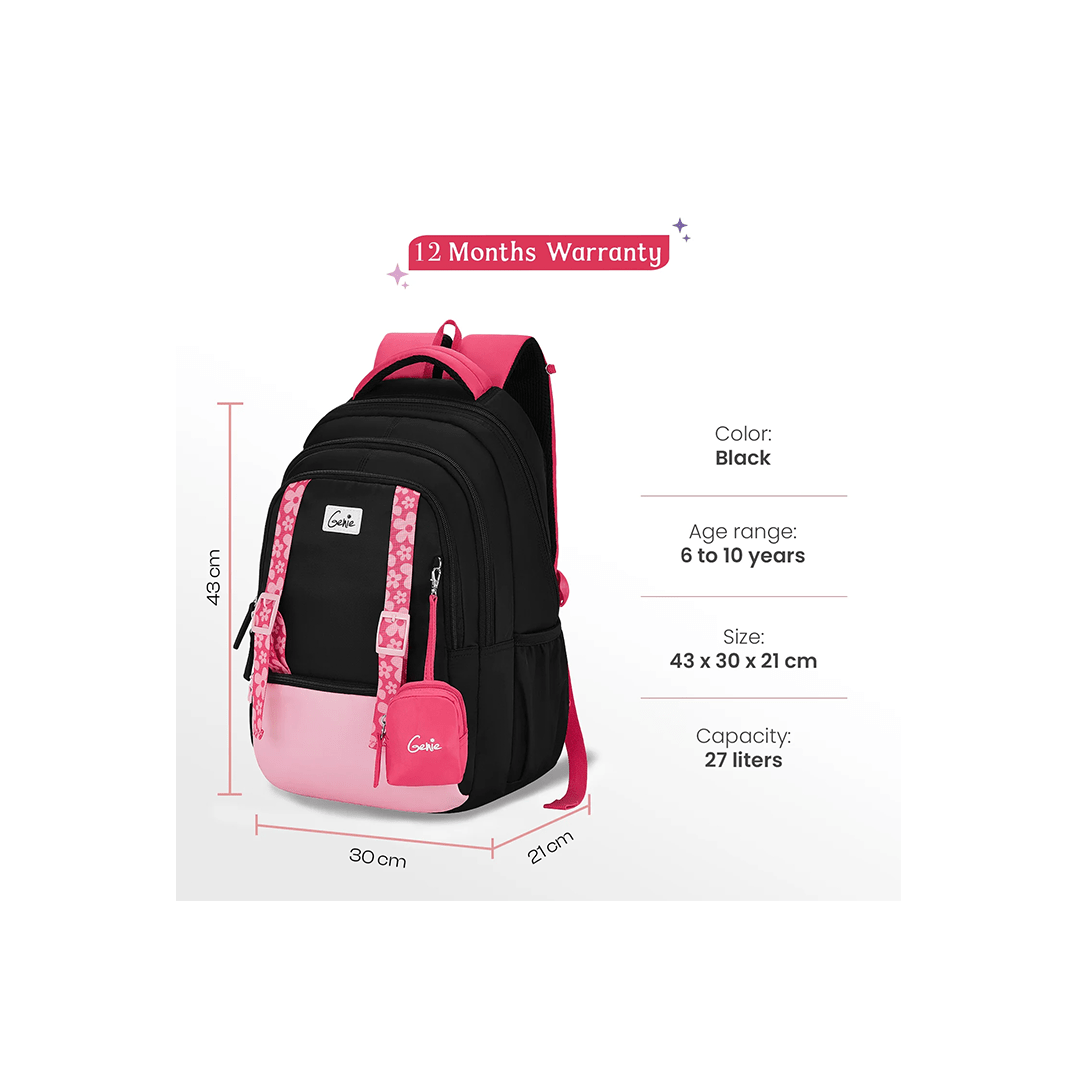 Genie Toys Genie Gemini 27L School Backpack For Kids