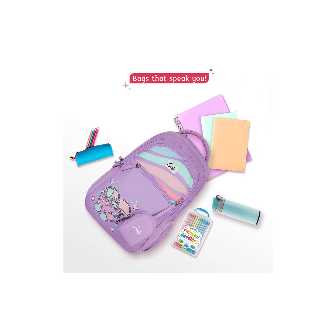 Genie Toys Genie Starlight 27L School Backpack For Kids