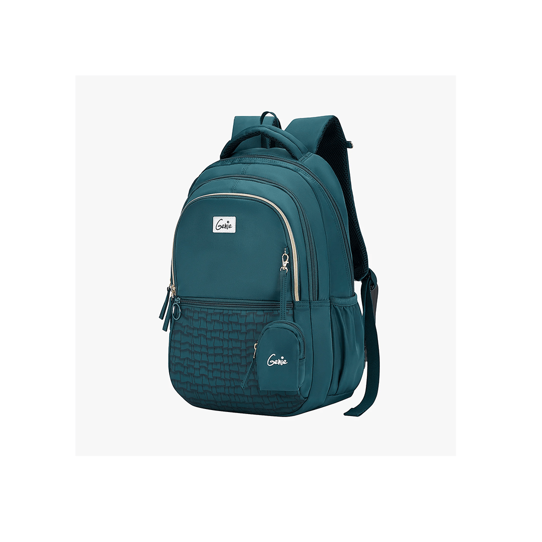 Genie Toys Teal Genie Jewel 27L School Backpack For Kids