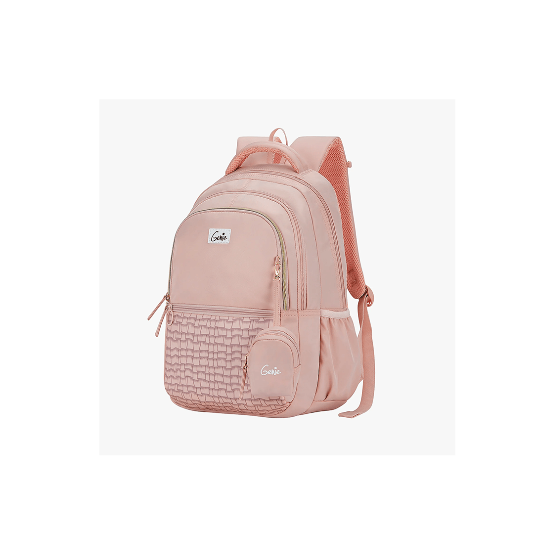 Genie Toys Beige Genie Jewel 27L School Backpack For Kids