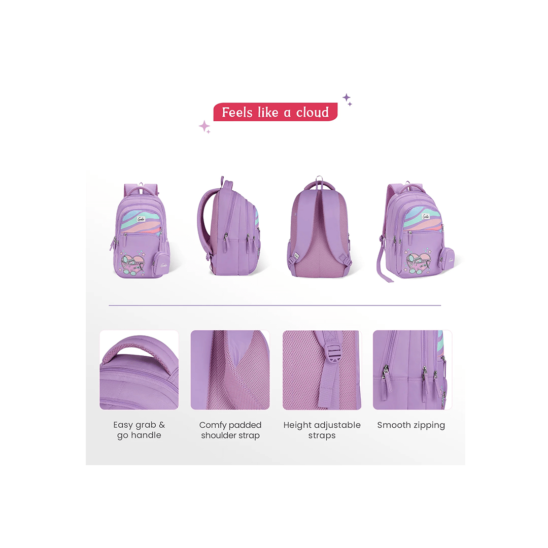 Genie Toys Genie Starlight 27L School Backpack For Kids