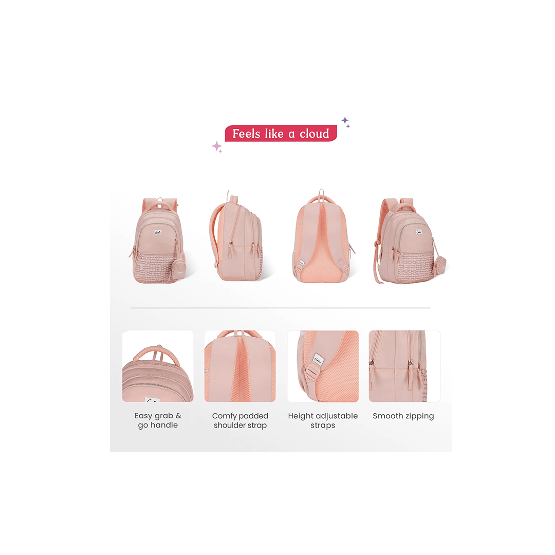 Genie Toys Genie Jewel 27L School Backpack For Kids