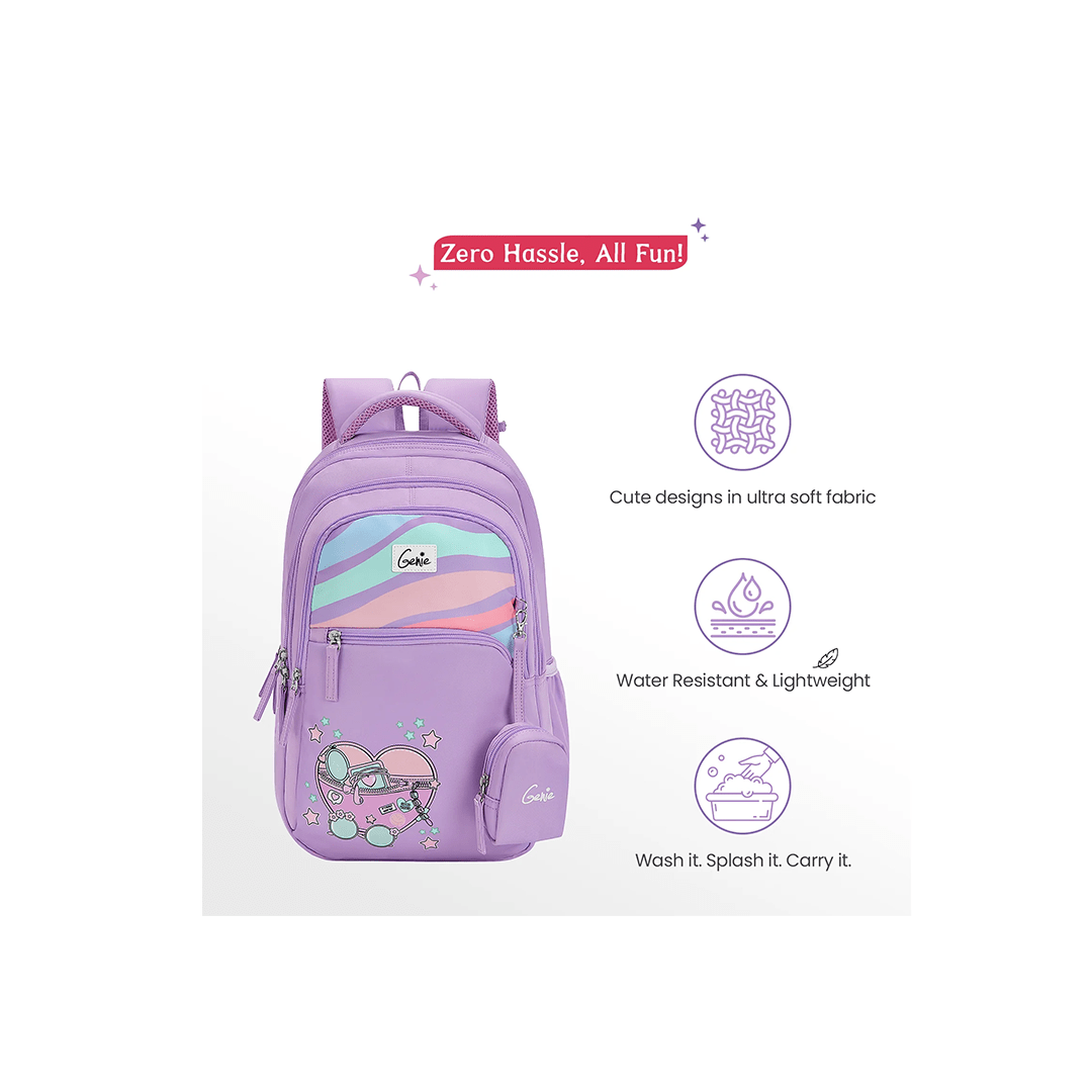 Genie Toys Genie Starlight 27L School Backpack For Kids
