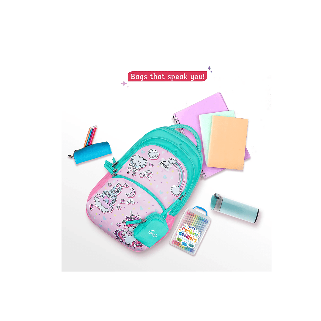 Genie Toys Genie Stardew 27L Pink School Backpack For Kids