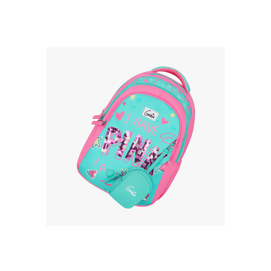Genie Toys Genie Pinkpower Small Backpack for Kids (4-7 Years)