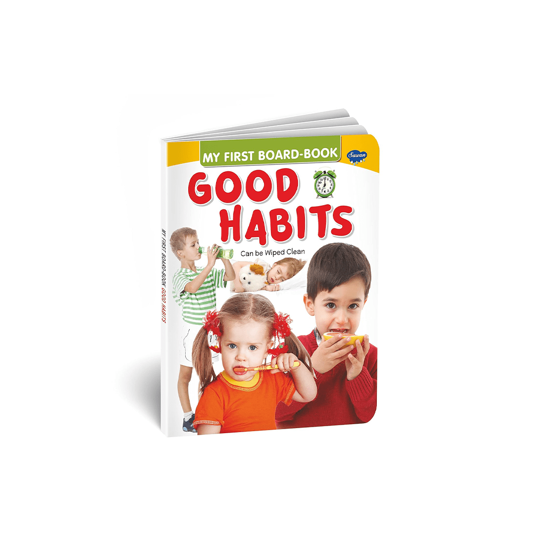 Sawan Books Sawan My First Board Books Good Habits | Big Size Board Book For Kids