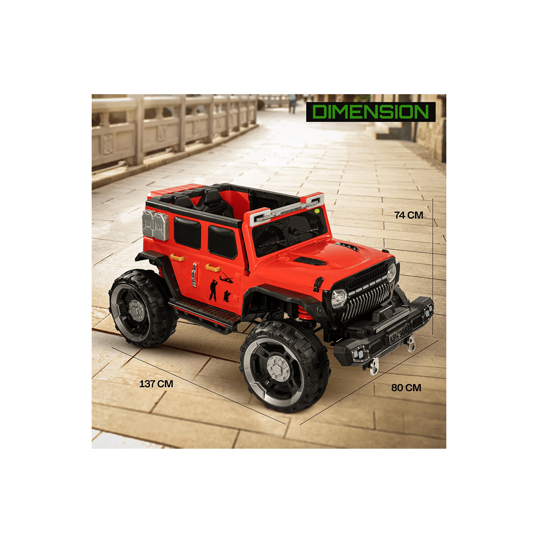 Baybee Ride-ons Baybee Hurricane Rechargeable Battery Operated Jeep for Kids (1 Year+)