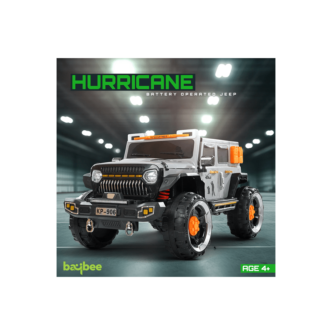 Baybee Ride-ons Baybee Hurricane Rechargeable Battery Operated Jeep for Kids (1 Year+)