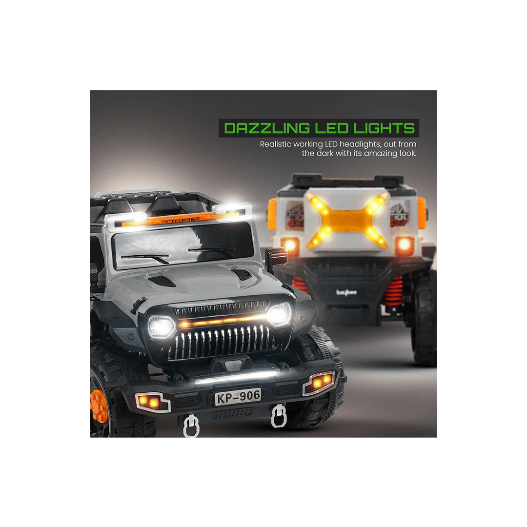 Baybee Ride-ons Baybee Hurricane Rechargeable Battery Operated Jeep for Kids (1 Year+)