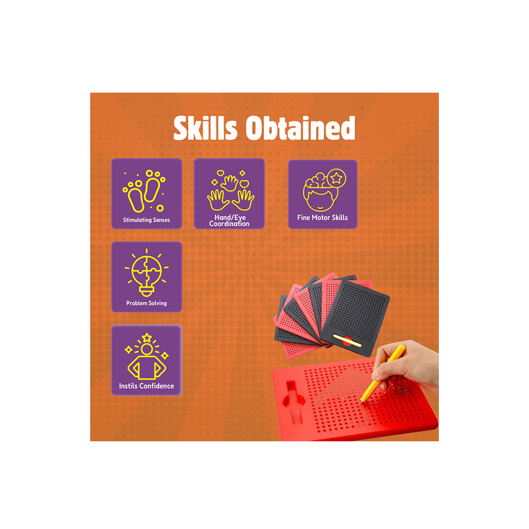 Baan Toys Toys Baan Toys Writing Magnetic Drawing Pad - Erasable MagPad Play Pad for Kids (2 Years+)