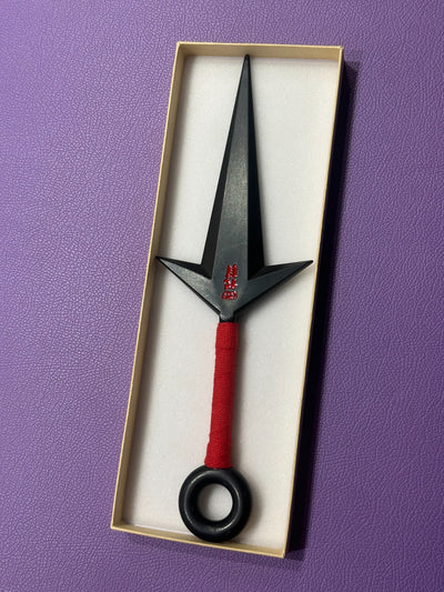 Patpat Anime Accessories Cosplay Prop PVC Japanese Costume Prop Collectible Anime Merchandise with Satin Grip Handle - Black