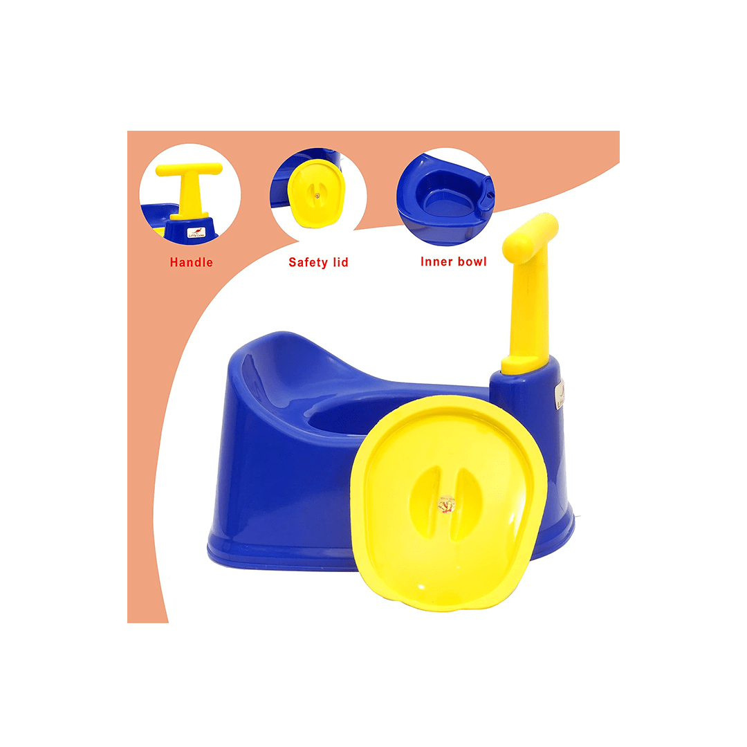 Burani Toys Baby Care Burani Toys Baby Potty Training Seat- Chair for Kids- Infant Potty Toilet Chair with Closing Lid (BLUE)
