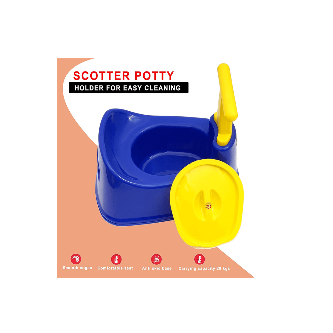 Burani Toys Baby Care Burani Toys Baby Potty Training Seat- Chair for Kids- Infant Potty Toilet Chair with Closing Lid (BLUE)