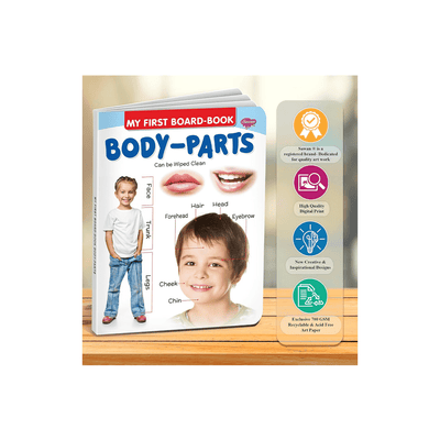 Sawan Books Sawan My First Board Books Body-Parts | Big Size Board Book For Kids