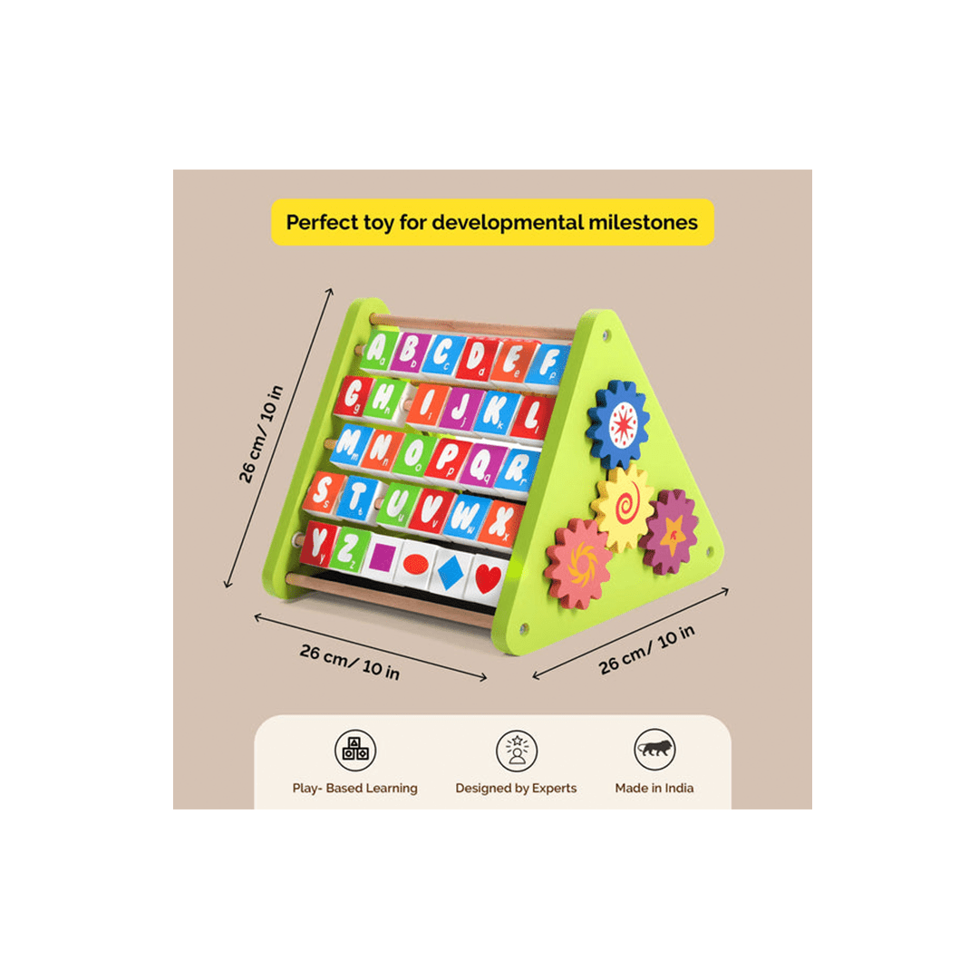 Shumee Toys Shumee Wooden 5-In-1 Activity Triangle - Learning Toy (2 Years+)