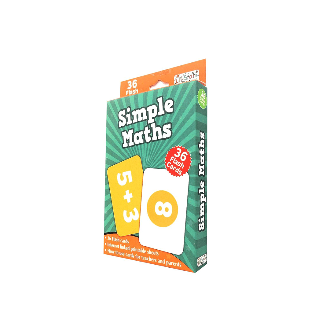 Pegasus Toys Pegasus Simple Maths: Flash Cards (4 Years+)