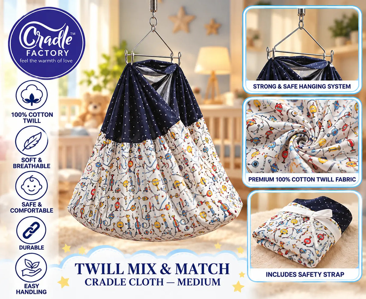 TWILL MIX & MATCH MEDIUM CRADLE CLOTH