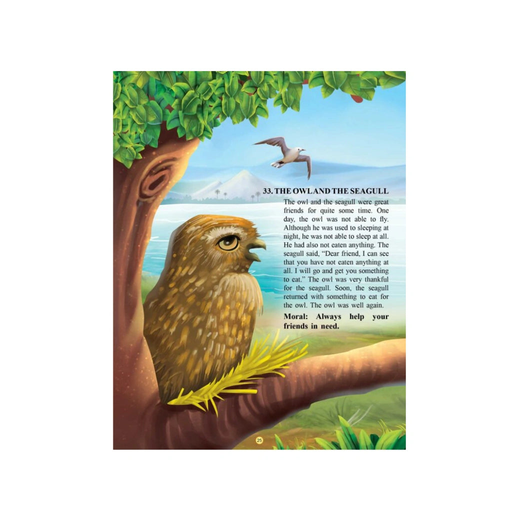 101 animal stories that teach fun moral lessons.