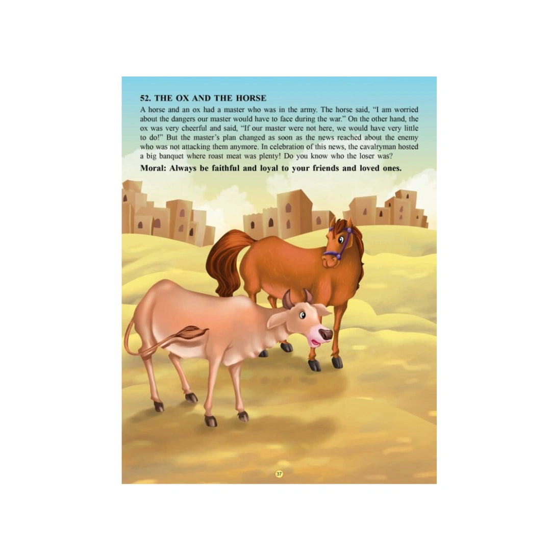 101 animal stories that teach fun moral lessons.
