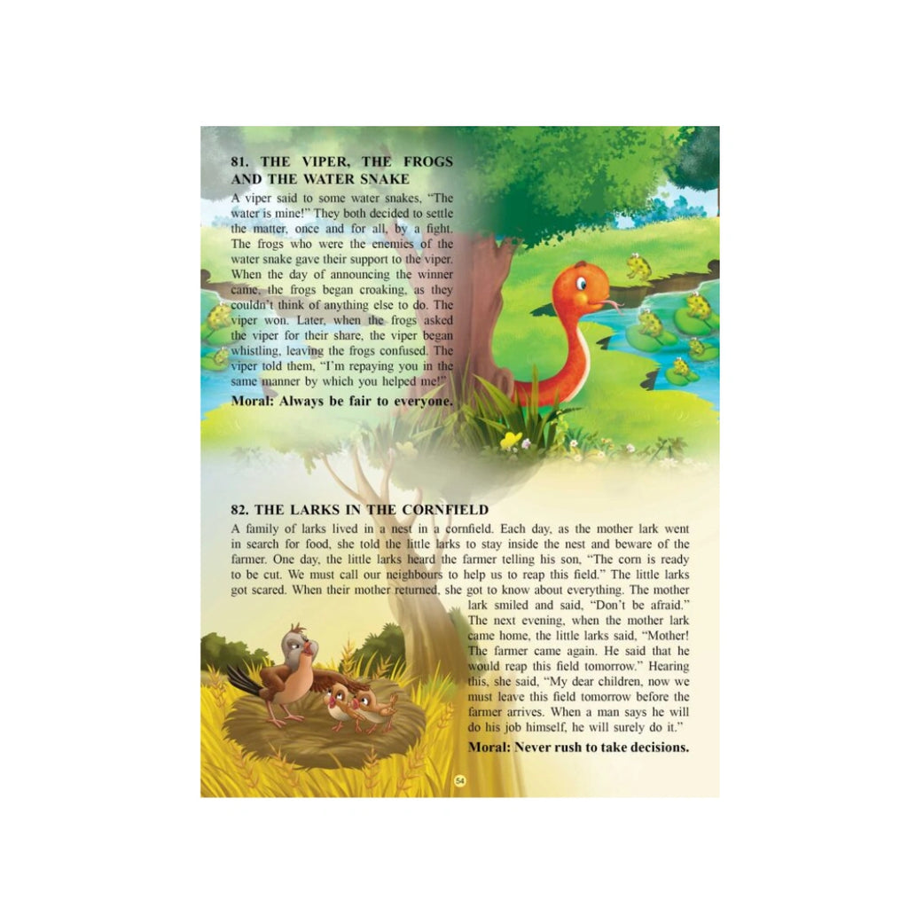 101 animal stories that teach fun moral lessons.