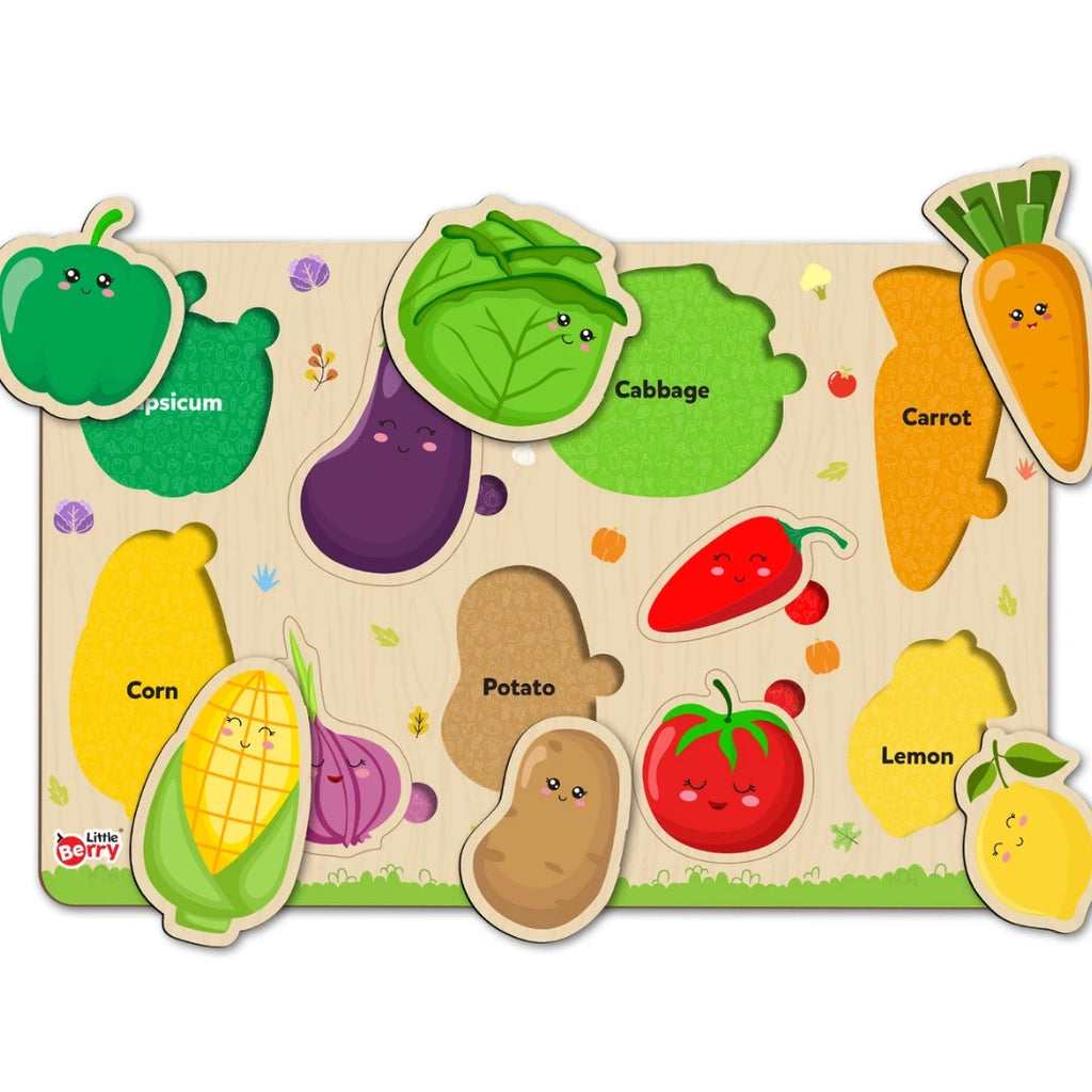 Vegetables Wooden Puzzle for Kids