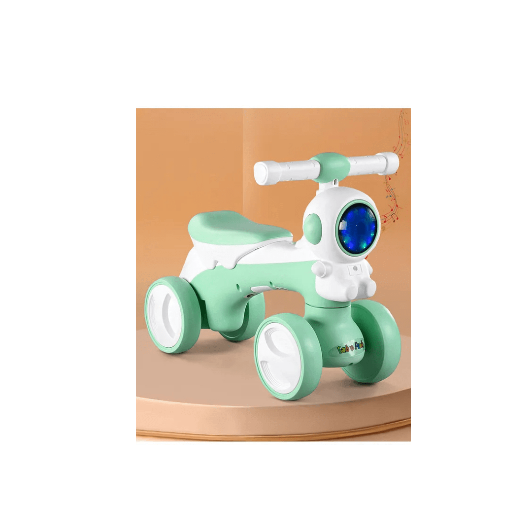 Baybee Toys Baybee Astronaut Shape Manual Push Ride on with LED Lights & Music For Kids