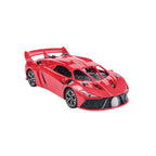 Funskool Rechargeable RC Car with 2.4G Remote, Flashing Lights and 4 Way Movement, Age 6+ Years Random Colour as per Availability