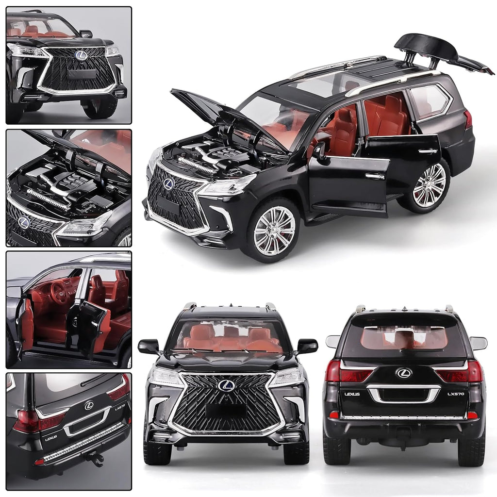 Toy Rush 1:24 Scale Lexus LX570 Die-Cast Toy Model SUV (3+ Years)