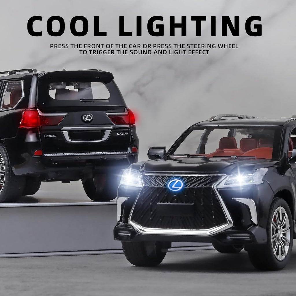 Toy Rush 1:24 Scale Lexus LX570 Die-Cast Toy Model SUV (3+ Years)