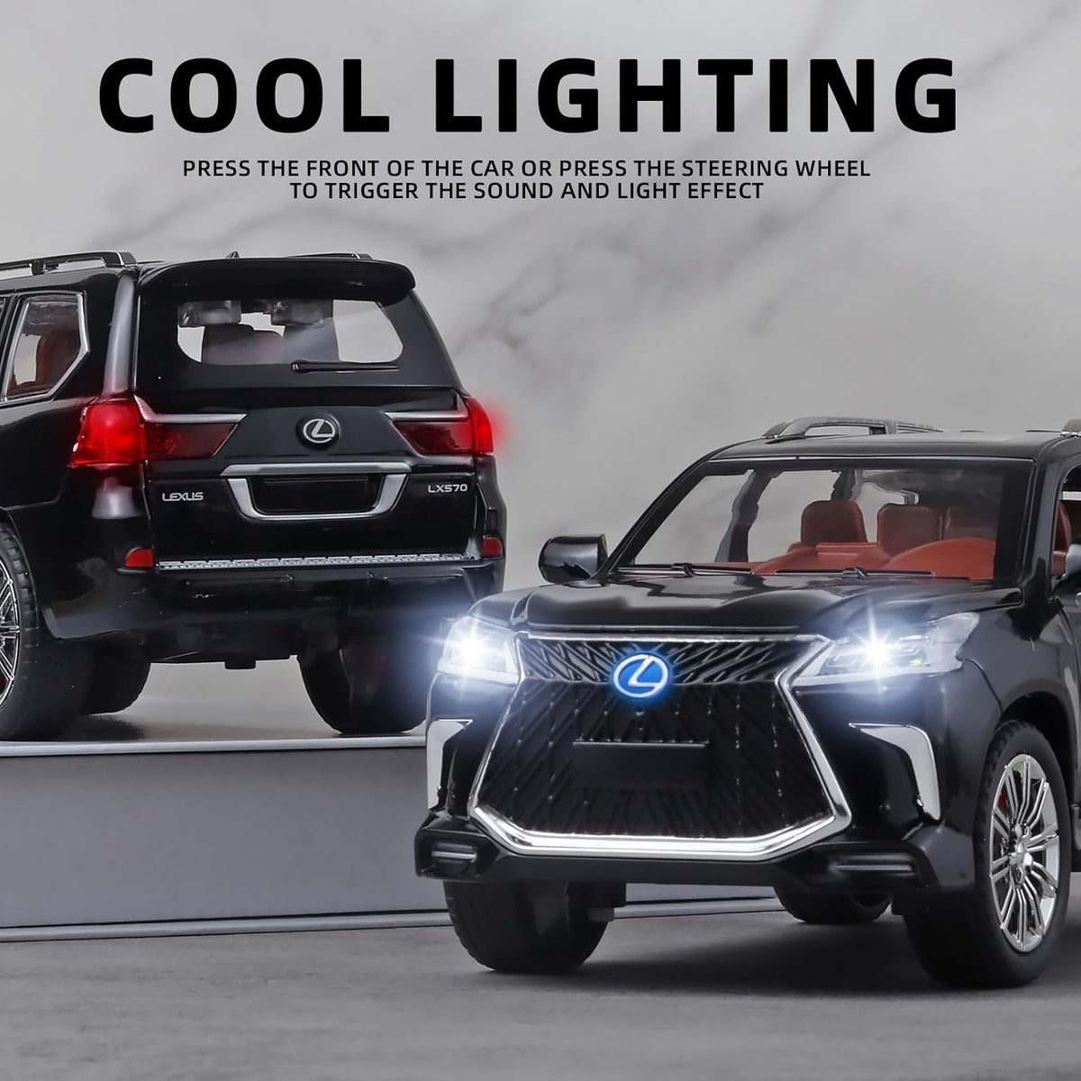 Toy Rush 1:24 Scale Lexus LX570 Die-Cast Toy Model SUV (3+ Years)