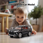 Toy Rush 1:24 Scale Lexus LX570 Die-Cast Toy Model SUV (3+ Years)