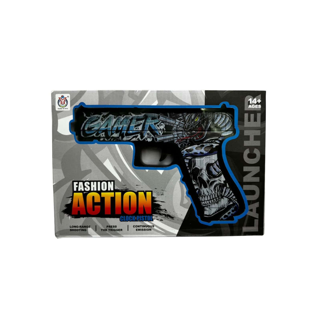 Fashion Action Clock Pistol Gun