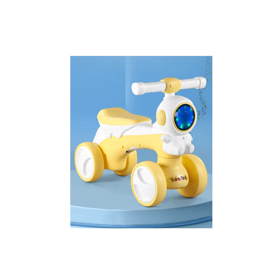 Baybee Toys Baybee Astronaut Shape Manual Push Ride on with LED Lights & Music For Kids