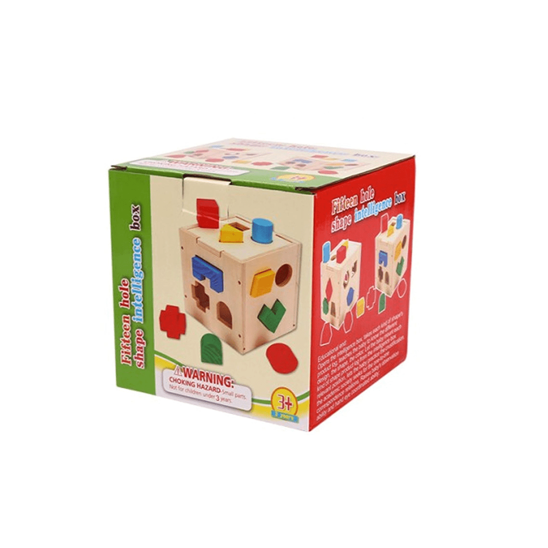 The Clever Clogs Toys The Clever Clogs 15 Shapes Sorter Box (3 Year+)