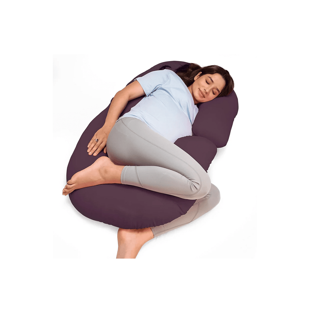 LuvLap Maternity Pillow for Pregnancy Sleeping, Maternity Pillow for Pregnant Women, C-Shaped Pillow, Full Body Pillow, Washable Cover, Ideal for Pregnant Women & Nursing Moms