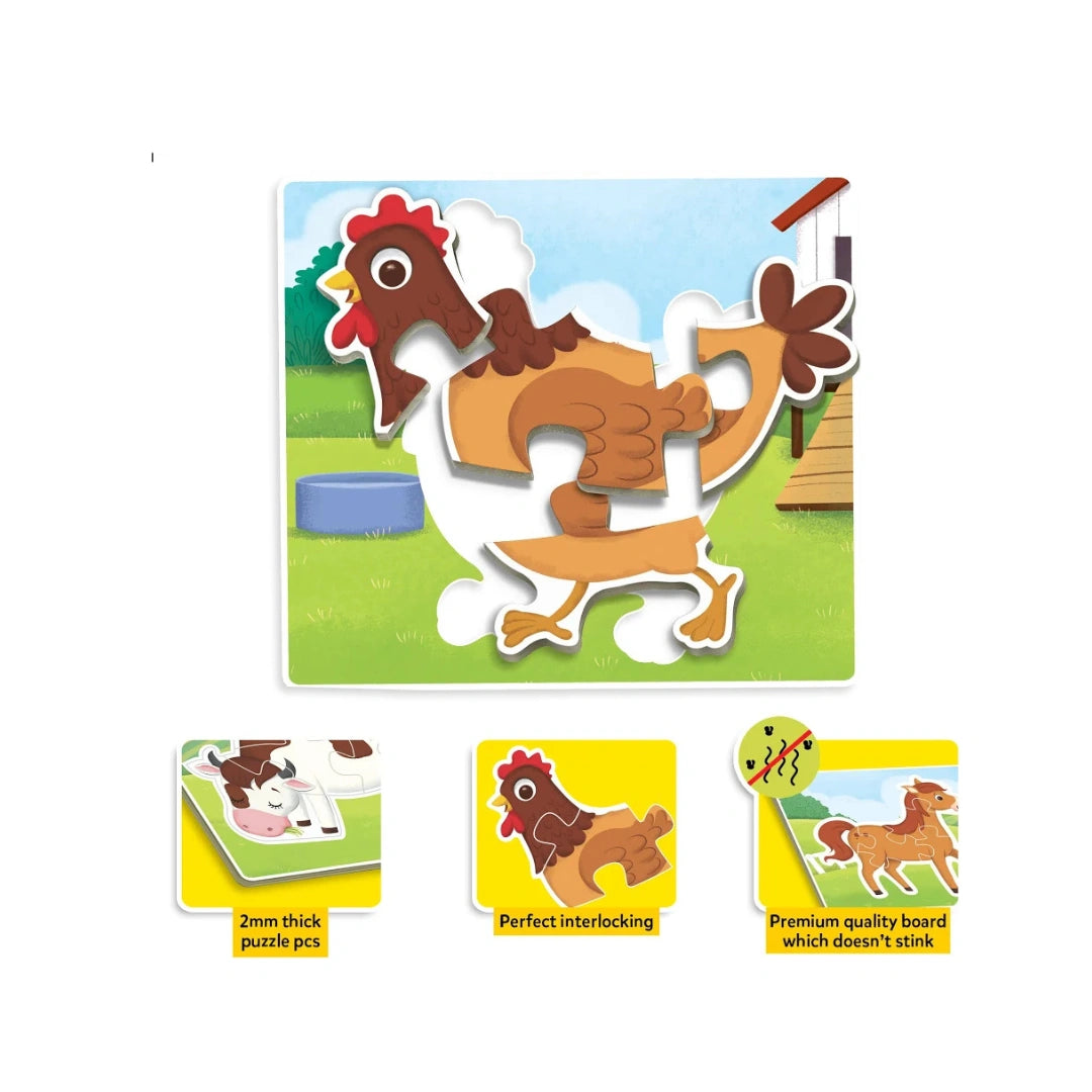 BABY'S FIRST PUZZLE - FARM ANIMALS