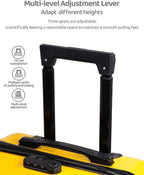 Kids 18-Inch Hard Shell Trolley Bag | 4-Wheel 360° Spinner Travel Luggage for Kids